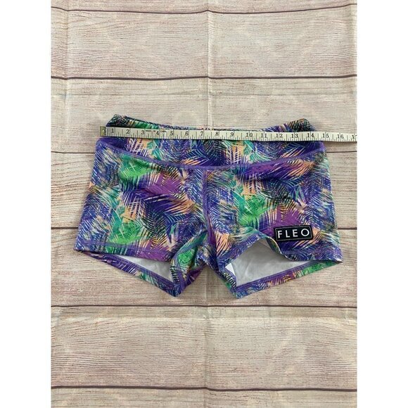 Fleo Women's Crossfit Leaf Barbella Box Athletic Shorts - Medium - Picture 7 of 11